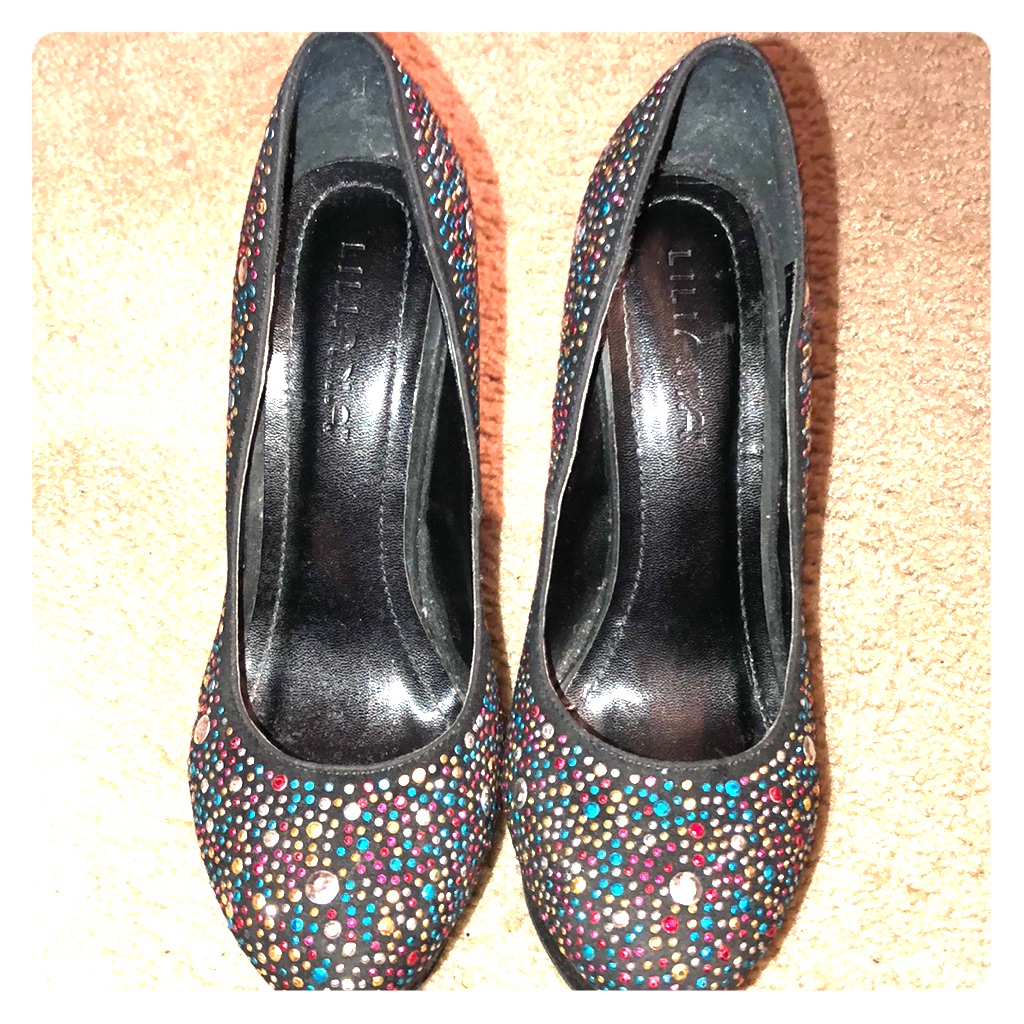 Colorful Round Toe Heels Great For Night Out Colorful Round Toe Heels Great For Night Out